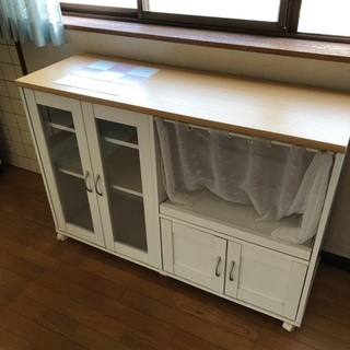 【ネット決済】キッチンカウンター(食器棚)