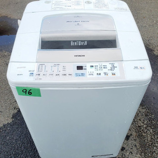 ②‼️9.0kg‼️96番 HITACHI✨日立全自動電気洗濯機✨BW-9PV‼️