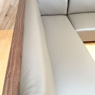 G4857 カード利用可能 4人掛けL字ソファ コンセント差込口2口 送料B 