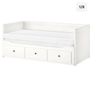 美品　8月1日まで！IKEA ベッド　ヘムネス　マットレス付き