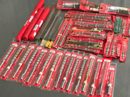 未使用！ハンマードリル用ビット◇65本まとめて◇SDSプラス◇ヒルティ◇ミヤナガ◇日立◇振動ドリル用
