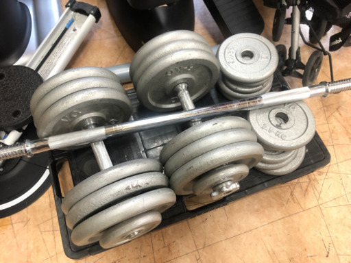 ‍♂️ダンベル 全85キロセット！！ 筋トレしましょ