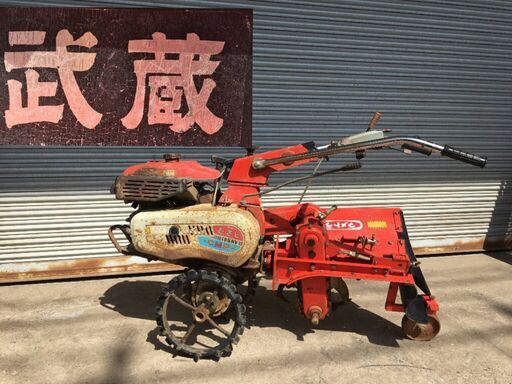 ⭕⭕⭕FR3/42　マメトラ 管理機 ニューむさし CMP-185 武蔵 エンジン確認済み 農機具 耕運機 ジャンク⭕⭕⭕