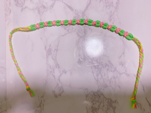 花柄ミサンガ ちーたん 研究学園の生活雑貨の中古あげます 譲ります ジモティーで不用品の処分