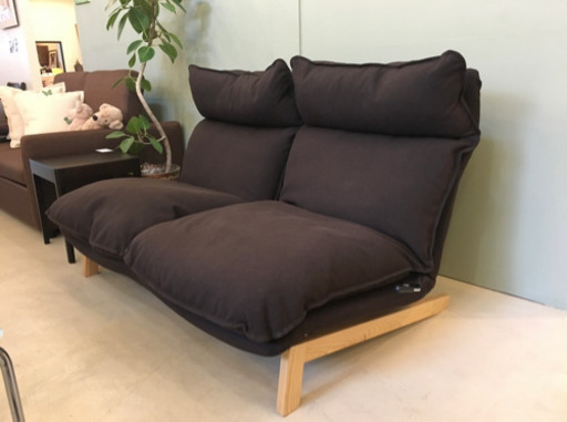 お譲りします 無印良品 ハイバックリクライニングソファ 2シーター 小野寺清史 世田谷の家具の中古あげます 譲ります ジモティーで不用品の処分