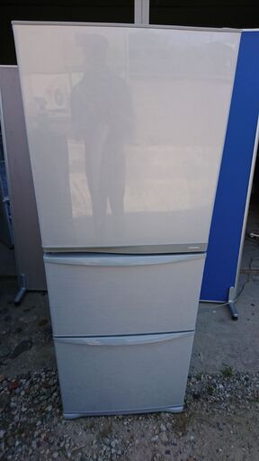 TOSHIBA 3ドア冷凍冷蔵庫 GR-E34N 2012年製 340L 自動製氷 東芝 大容量/ファミリー