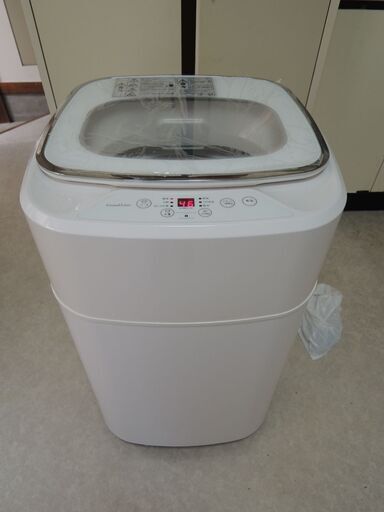 【値下げしました】使用頻度少　2019年製　Grand-Line　洗濯機　3.8kg　小型全自動洗濯機　ホワイト　GLW-38W　グランドライン
