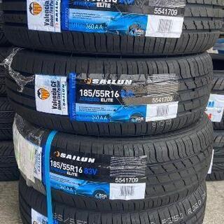 🌞185/55R16⭐フィールダー、シャトル、フィット、スイフト等に！新品未使用！交換費用込み！SAILUN製サマータイヤ入荷しました🌞
