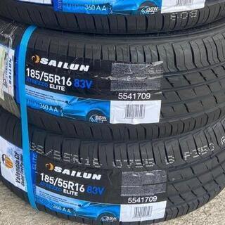 🌞185/55R16⭐フィールダー、シャトル、フィット、スイフト等に！新品未使用！交換費用込み！SAILUN製サマータイヤ入荷しました🌞