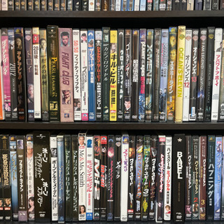 DVD まとめ売り レザージャケット パッチワーク-映画DVD まとめ売り 合計151本