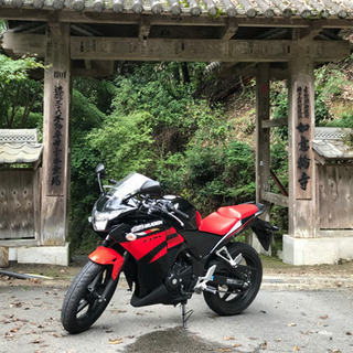 CBR250R 無限カラー　スマホホルダー、右側予備装甲（新品）付き