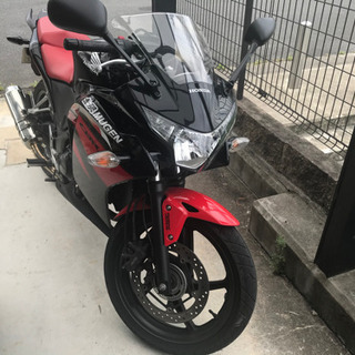 CBR250R 無限カラー　スマホホルダー、右側予備装甲（新品）付き