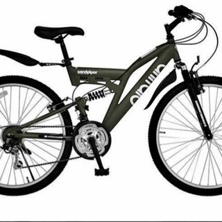 引き取り専用 福岡県　新品　自転車 マウンテンバイク 26インチ SANDPIPER 18段変速付　カーキ