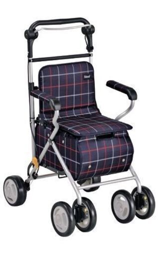 新品　未開封品　幸和製作所 シルバーカー テイコブ ST07 格子紺