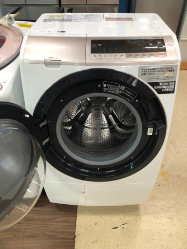 日立 ドラム式洗濯機 BD-SV110CL 2019年製 中古美品