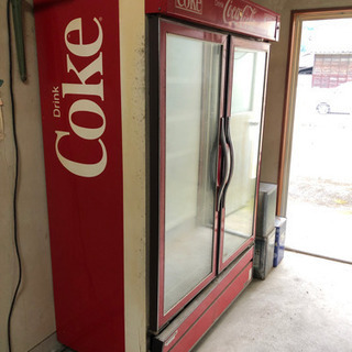 【ネット決済】超稀少コカコーラ冷蔵庫。ジャンク。