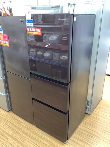 安心の1年保証付き！2019年製Hisense(ハイセンス)の3ドア冷蔵庫！