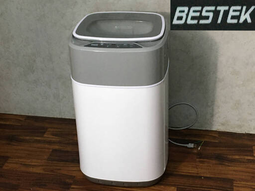 ⭕⭕⭕PR2/33　ベステック 小型全自動洗濯機 3.8kg BTWA01 動作品 動作確認済み 2019年製 抗菌パルセーター 中古 ミニ縦型⭕⭕⭕