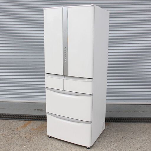 T543) HITACHI 日立 ノンフロン冷凍冷蔵庫 6ドア R-F48M2 475L 2018年製 冷蔵庫 家電 キッチン