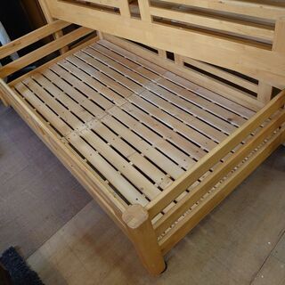 【愛品倶楽部柏店】木製3段ベッド　2段ベッド+子ベッド【店舗同時販売中】