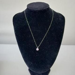 408◇未使用◇1.25ct 14金ホワイトゴールドネックレス