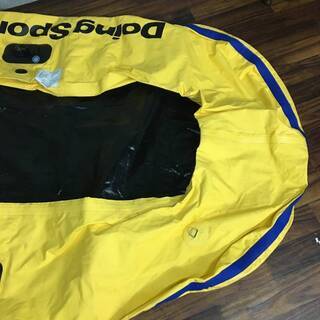 ⭕⭕⭕PH3/86　Doing Sports ゴムボート 店員4名 255×122㎝ 中古 汚れあり V-422111 ローボート 川遊び ポンプ 海⭕⭕⭕