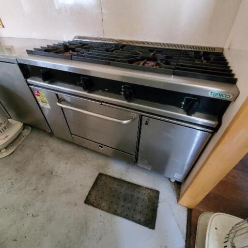 業務用コンロオーブン付き
