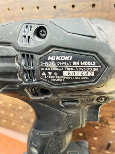Hikoki(ハイコーキ) 14.4vインパクトドライバー 定価￥62，700WH14DDL2