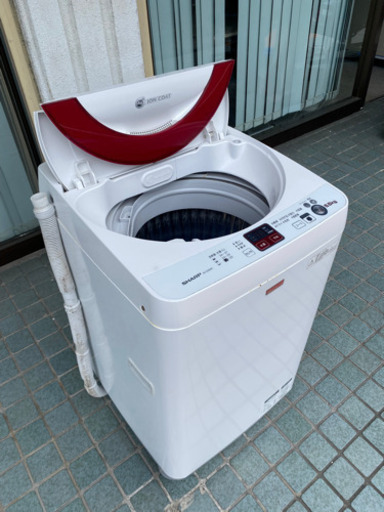 ※終了※5.5kg★【３ヶ月保証】2013年製 SHARP 洗濯機!★  ES-G55NC 家電製品 シャープ