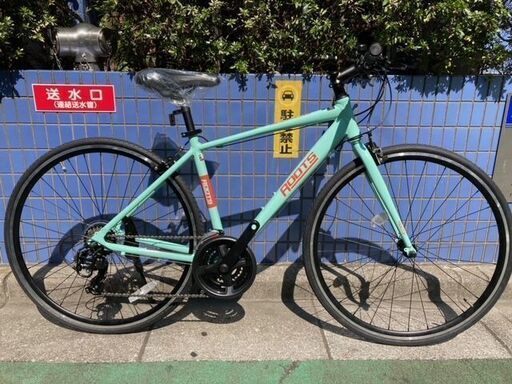 【ジモティー特価】クロスバイク　アサヒサイクル　ルーツＬ21限定モデル　450mm　グリーン