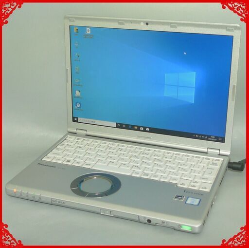 日本製 ノートパソコン 中古動作良品 Windows10 12.1型 Panasonic CF-SZ5ADCKS 第6世代Core i5 4GB DVDマルチ 無線 Bluetooth Office