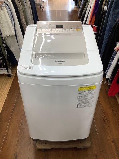 安心の1年保証付き！2019年製Panasonic(パナソニック)の8.0kg洗濯乾燥機！