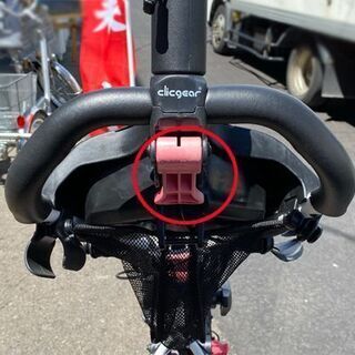 クリックギア 3.5 ＋ Clicgear プラス ゴルフカート 手押し ピンク  プッシュカート 現状品 ☆ PayPay(ペイペイ)決済可能  ☆ 札幌市 白石区 東札幌 アウトレットモノハウス白石店