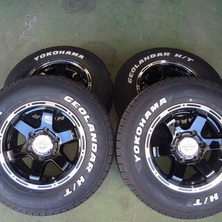 大人 可愛い 服  ハイエースに。195/80R15 107/105L LT GEOLANDAR タイヤ・ホイール