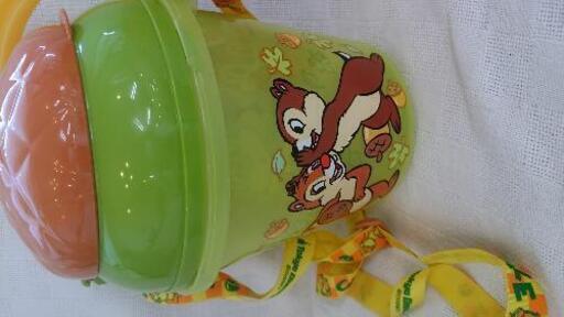 ディズニー ポップコーンバケツチップ デール マスター お花茶屋のキッズ用品 子供用バッグ の中古あげます 譲ります ジモティーで不用品の処分