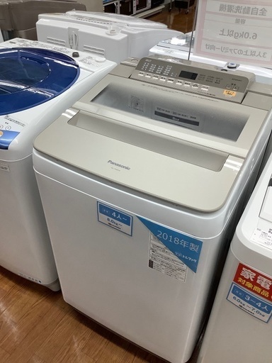 Panasonic8.0kg全自動洗濯機のご紹介です。