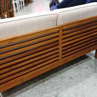 10/3商談中！SCANTEAK｜スキャンティーク｜LINEAR｜リニア｜チーク無垢材｜2人掛ソファ