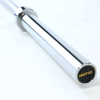 013)【未使用】 IROTEC アイロテック オリンピック用バーベルシャフト 700 全長220㎝ 耐荷重315kg 直径50mm