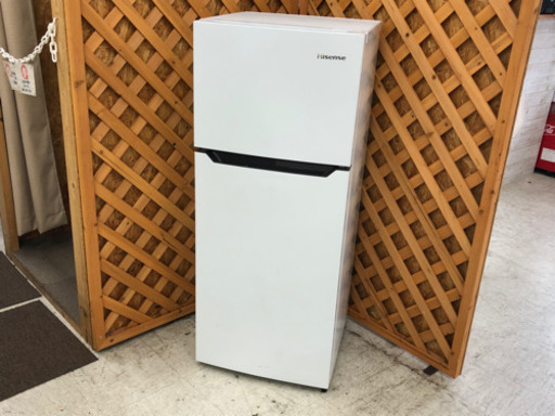 【愛品館江戸川店】「保証有り」Hisenseハイセンス　120L　2ドア冷凍冷蔵庫「HR-B12C」（2019年製）お問い合わせID:143-013223-007　配送近隣1,100円～