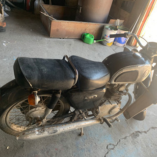 CD125K 部品取り、ジャンク品 エンジンかかりました 書類有ります