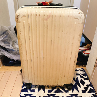 【ネット決済】スーツケース 白