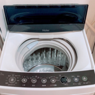 【ネット決済】ハイアール全自動電気洗濯機（家庭用）ホワイト