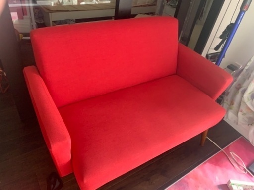 Francfranc 可愛い赤いソファ
