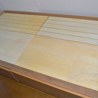 【無印良品】シングル木製ベッドフレーム（床下収納ボックスアリ）