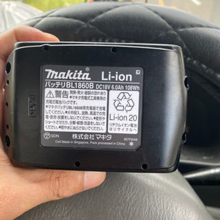 マキタ 純正バッテリー　18v 6.0ah
