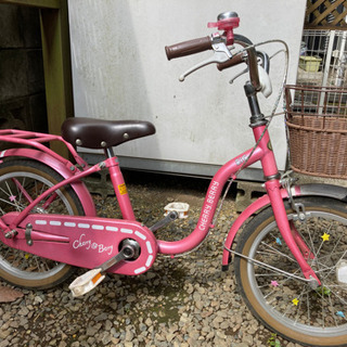子ども用自転車　女の子　16インチ　ピンク