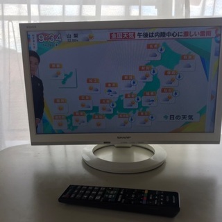工場 Sharp液晶カラーテレビLC-19K30の2015年製（保証書付き