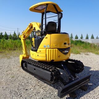 コマツ　PC20UU-5　2トンクラス　小旋回　4wayマルチ　全塗装　ミニ油圧ショベル　ユンボ　バックホー　茨城県