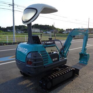 コベルコ　SK015　1.5トンクラス　2wayパターン　全塗装済　ミニ油圧ショベル　ユンボ　バックホー　茨城県