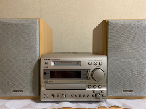 ジャンク品】ONKYO ミニコンポ CD/MDチューナーアンプ一式 pechinecas